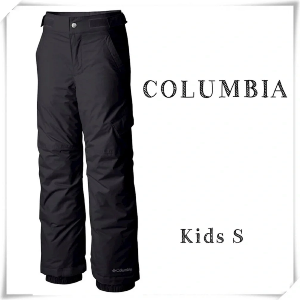 COLUMBIA Ice Slope II Winter Sports Ski / Snowboard Pants in Black Kids S